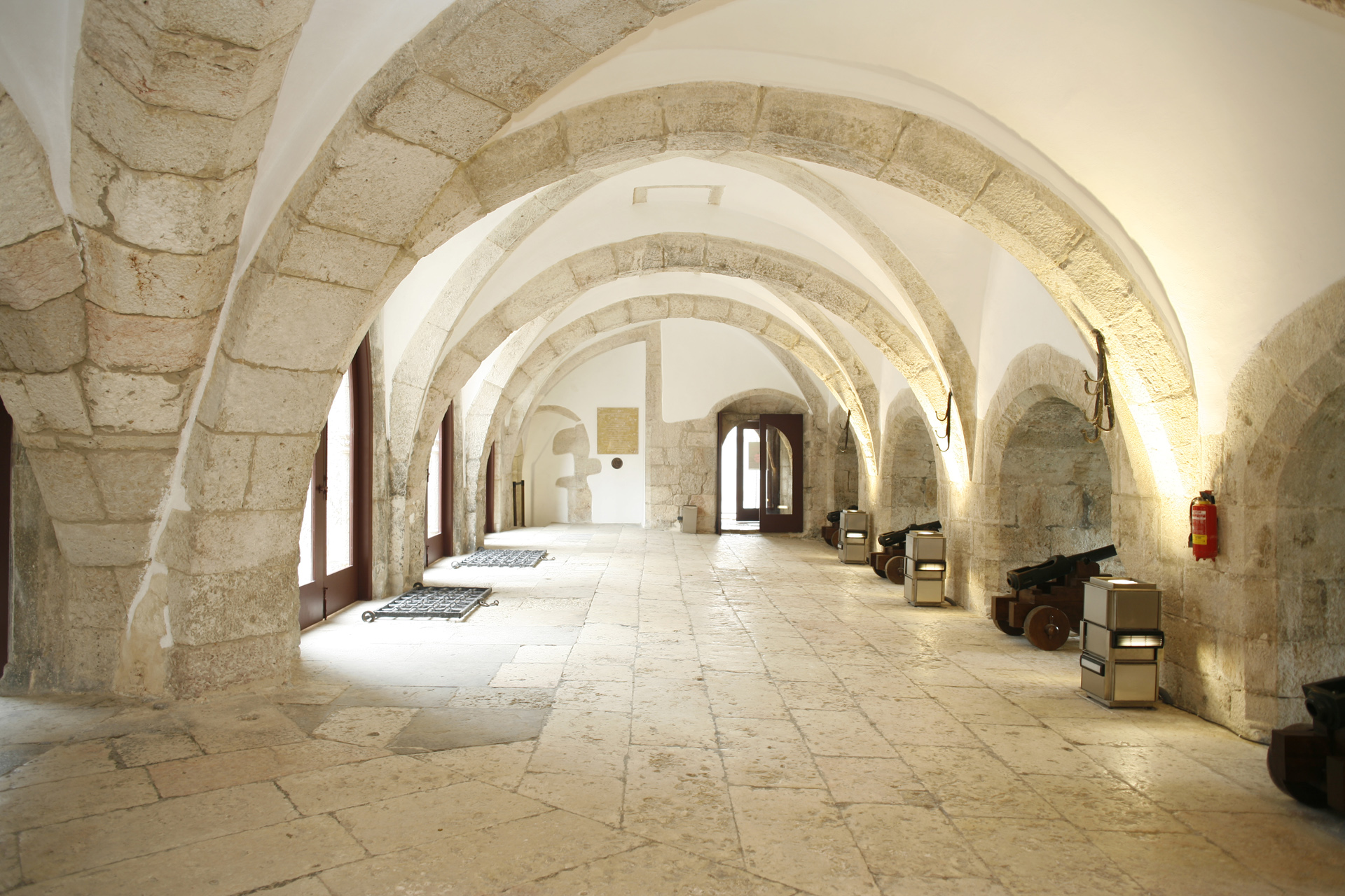 Inside Belem tower